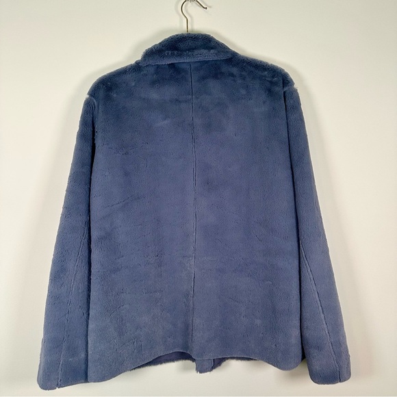 Great Condition-Women's Reversible-Grayish Blue/Periwinkle Jacket- Large - Picture 4 of 7